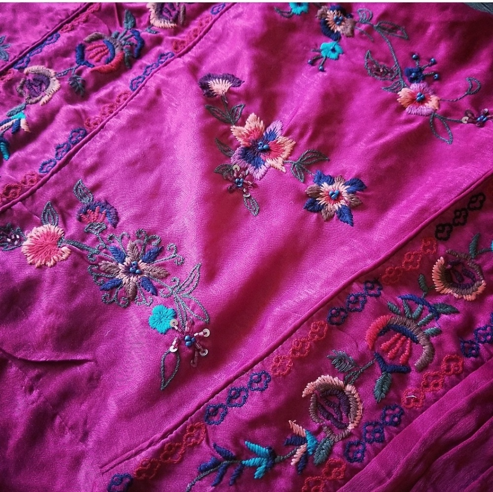 🍒NWT🍒 FREE PEOPLE EMBROIDERED KIMONO - Picture 4 of 5